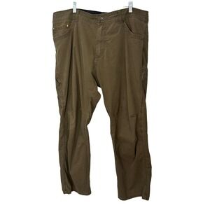 Kuhl Men's Revolvr Pants 40x30 Green Lightweight Zip Fly Outdoor Hiking Flaws